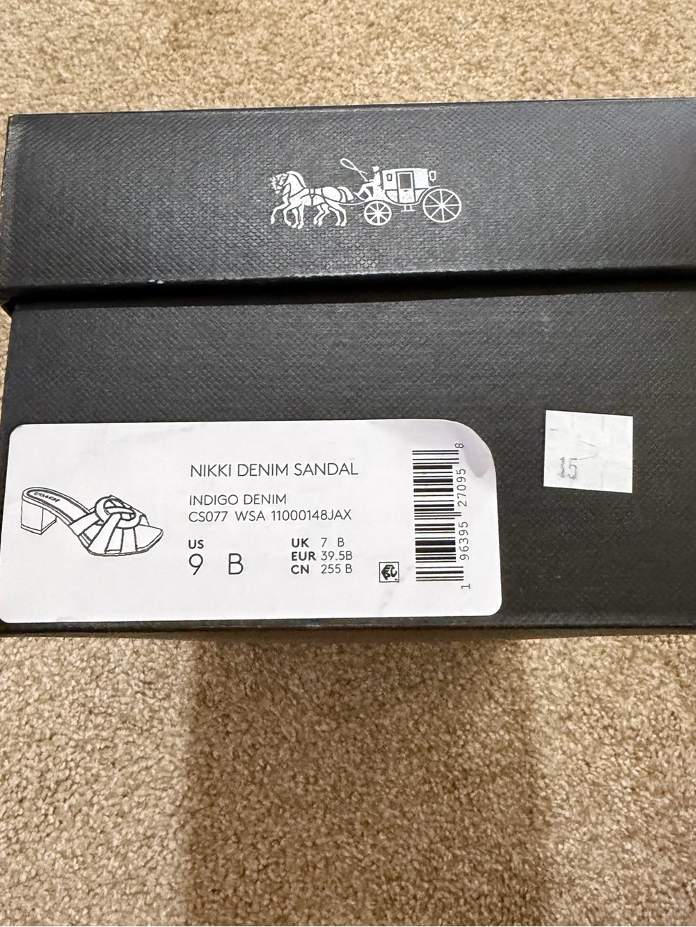 Coach Nikki Denim Sandals Heels
- Blue - Picture 4 of 4